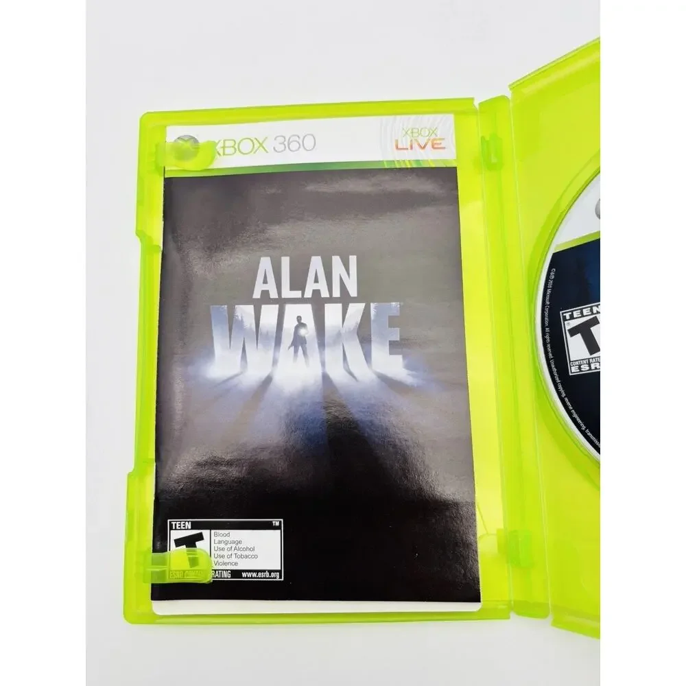 Alan Wake XBOX 360 Exclusive Microsoft Game Studios CIB Tested Works Complete VG
